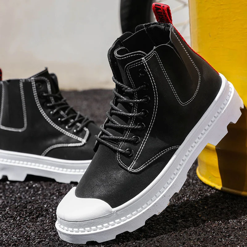 Title 5, Summer New Martin Boots Mens Trendy Korean Sty...