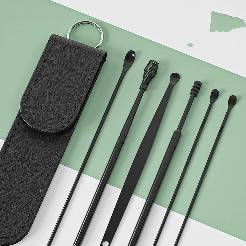 Title 4, Fantastic Earpick Set Spiral Professional Buckl...