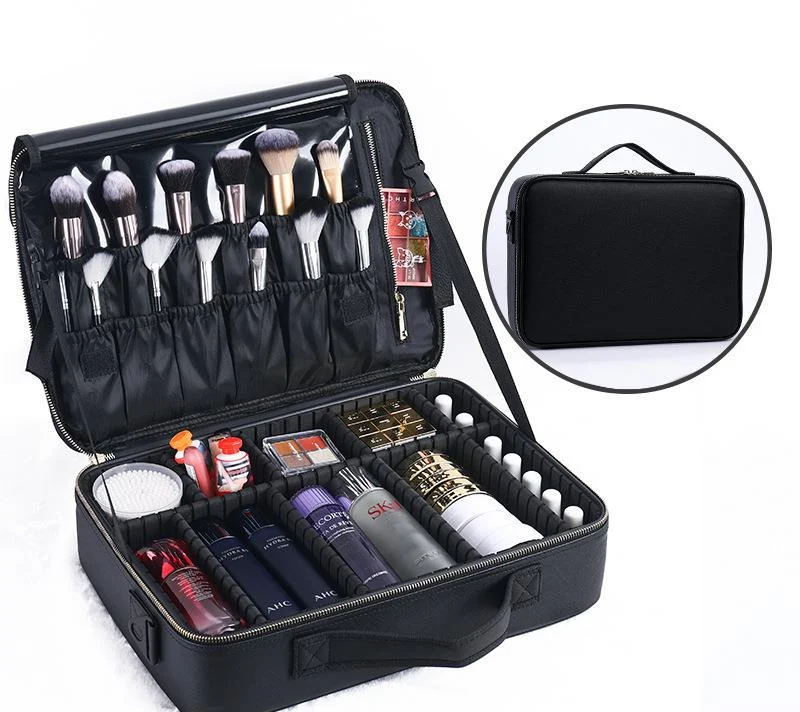 Women's Cosmetic Bag Beauty Storage Box Keeps makeup and beauty essentials organized. Perfect for travel, protecting you — photo 1