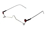 Black frame red diamond