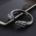 Pulseira aberta de torneira em aço inoxidável Um acessório elegante e durável para uso diário. Perfeita para um visual moderno e sofisticado, resistente à água. — foto 10