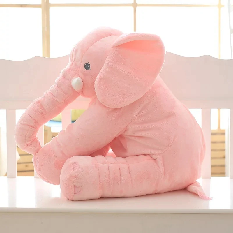 Travesseiro de pelúcia elefante calmante para crianças Um brinquedo macio e aconchegante para dormir Perfeito para conforto e tranquilidade do bebê — foto 17