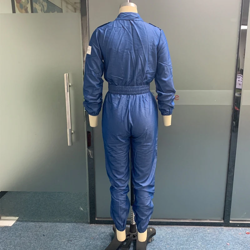 Title 5, Long Sleeve Belt Waist Overall Suit Pants