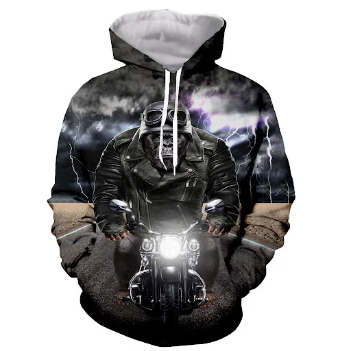 Title 5, 3D Printed Pullover Hoodie for ultimate comfort...