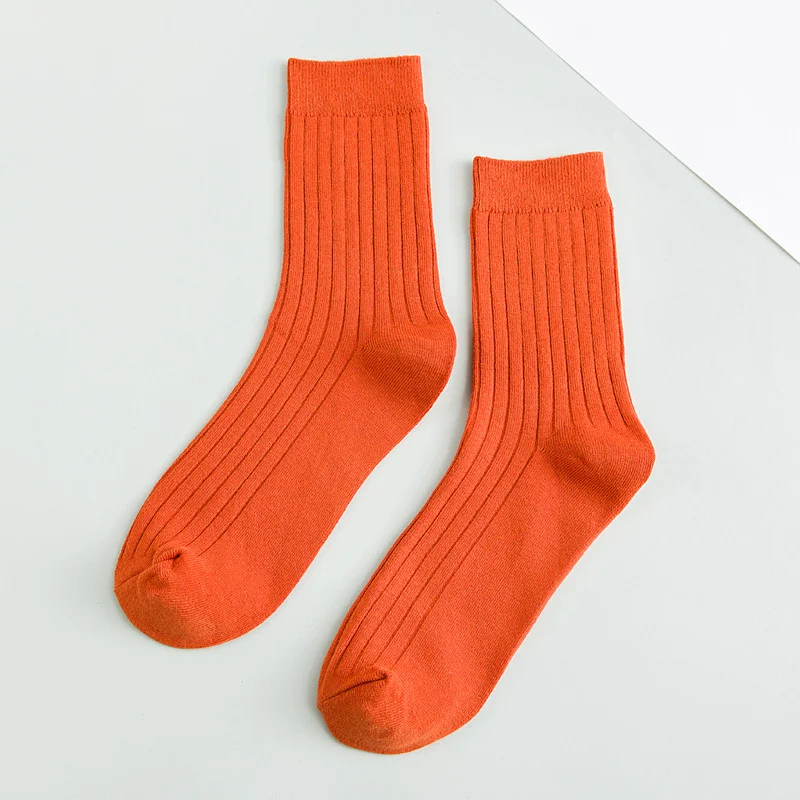 Title 13, Mens Cotton Socks Solid Color Vertical Stripes...