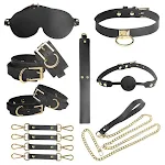 SM Gold Eight Piece Set Black
