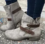 Botas curtas personalizadas de comércio exterior para mulheres, design exclusivo e sob medida, perfeitas para um visual elegante e moderno. — foto 3
