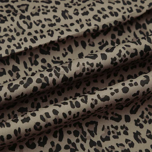 Title 3, Slim tkani leopard print casual pantalone za že...