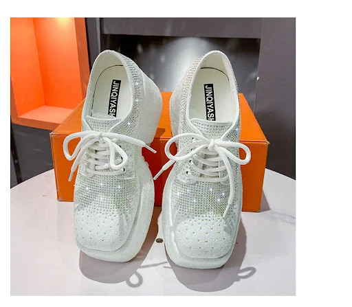 Title 8, Womens Fashion Starry Rhinestone Platform Low-...