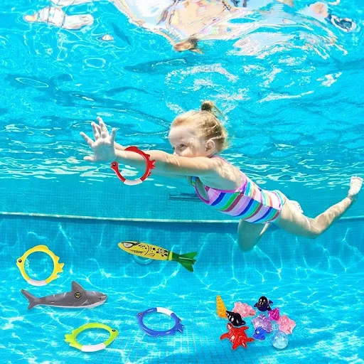 Title 3, 20 Pcs Diving Toys for Kids Swimming Pool Treas...