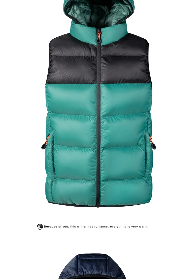 Title 2, Mens Multi-color Cotton Jacket Vest with Stitc...