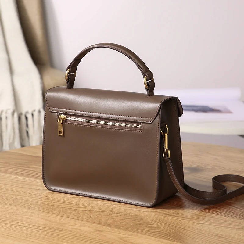 Title 9, Bolso de mano de cuero retro para mujer. Elegan...