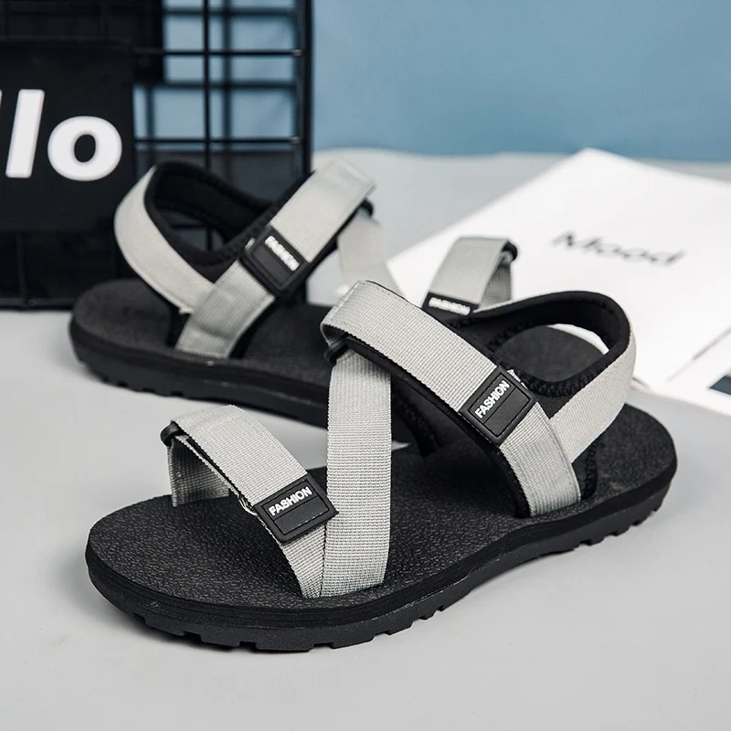 Title 7, Plus Size Mens Sandals Student Youth Casual Be...
