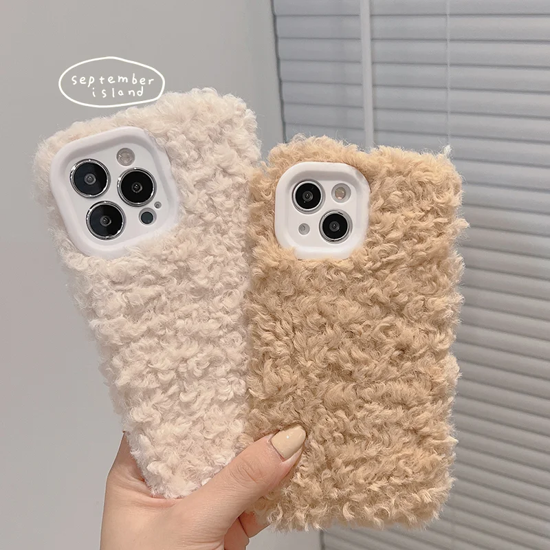 Title 2, iPhone 13 Pro Max XS Plush Case Autumn and Wint...