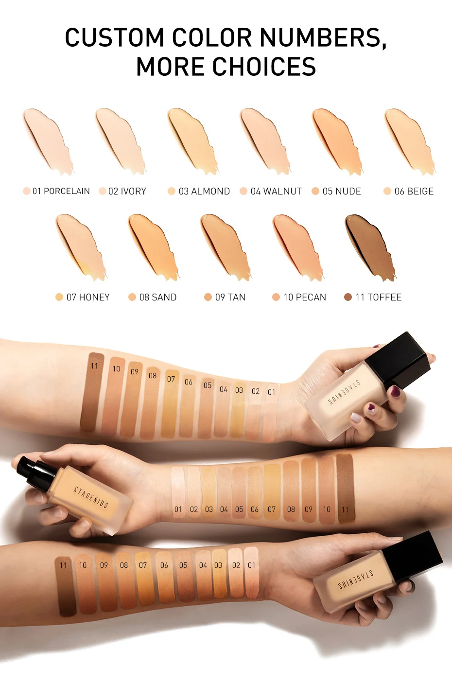 Title 4, Lightweight Concealer Liquid Foundation for fla...