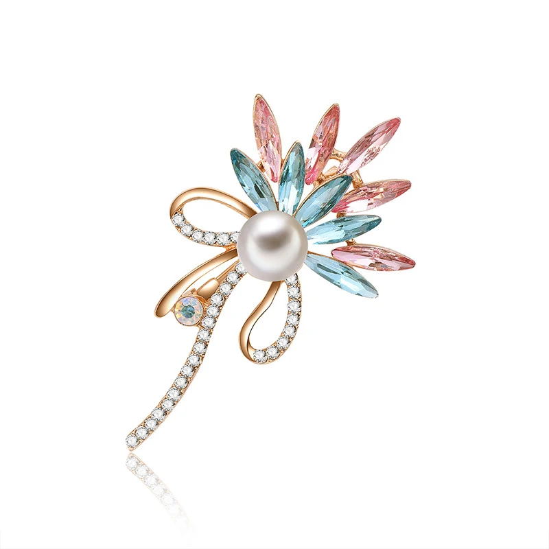 Broche feminino estilo explosão, novo design simples e claro. Um acessório elegante e moderno para mulheres que complementa seu visual com estilo e facilidade. — foto 1