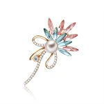 Broche feminino estilo explosão, novo design simples e claro. Um acessório elegante e moderno para mulheres que complementa seu visual com estilo e facilidade. — foto 1