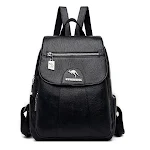 Mochila de viagem para estudante de escola, de couro de ovelha lavado, elegante e espaçosa, perfeita para escola e viagens, confortável e estilosa. — foto 2