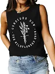 Bloemen- en plantenletterprint los vestje. Perfect voor een casual look, comfortabel en stijlvol. Ideaal voor de zomer, een luchtig gevoel. — foto 11