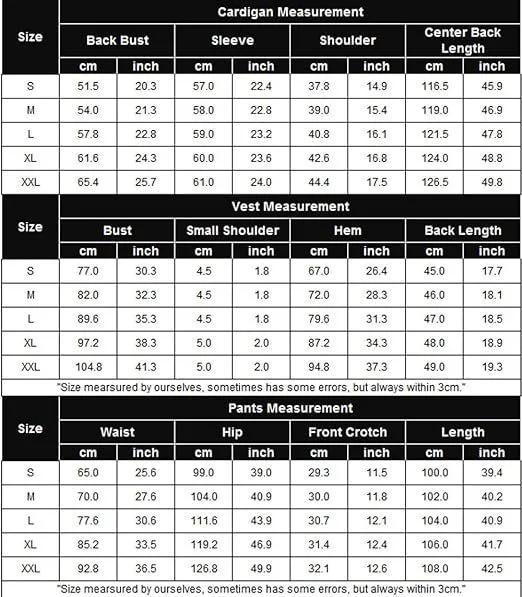 Title 1, Womens 3-piece Casual Cardigan Vest Long-sleev...