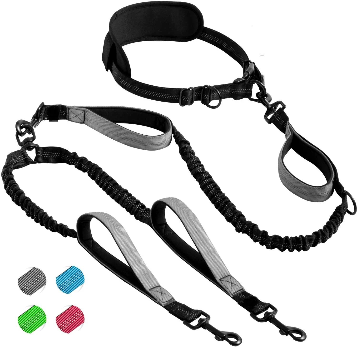 Title 3, Pet Running Rope for Fitness and Sports. Hand h...