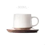 Ceramic cup and coaster