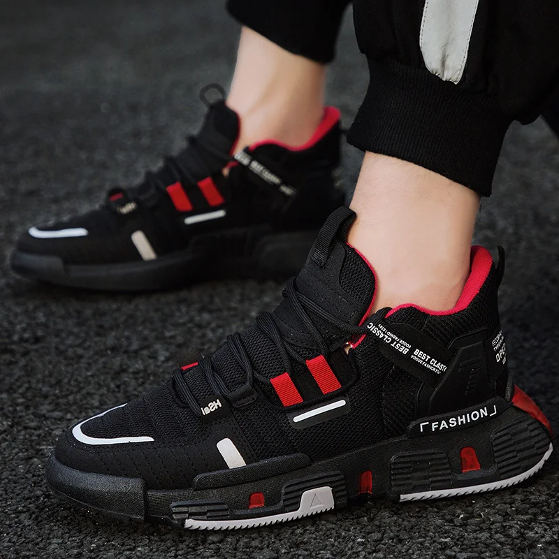 Title 2, Heren Casual Schoenen Ademende Basketbalschoene...
