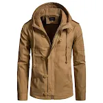 Jaqueta cardigan com capuz casual juvenil europeia e americana, confortável e estilosa, ideal para o dia a dia e momentos de lazer. — foto 3