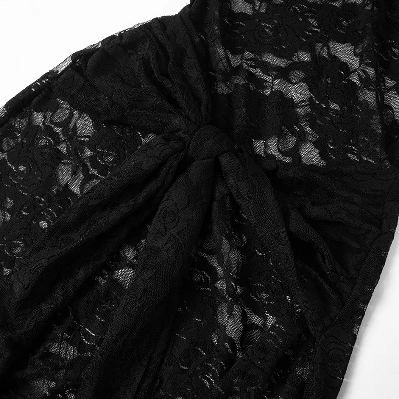 Title 12, Adult Lady Like Woman Style Lace Chest Wrap Bac...
