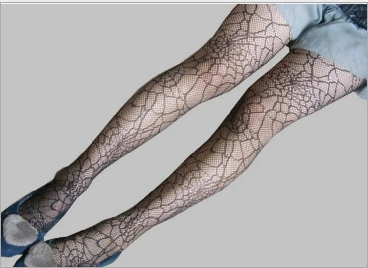Women's Halloween Spider Fishnet Stockings Pantyhose — photo 4