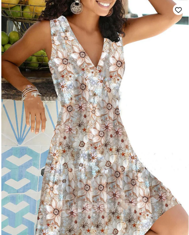 Title 4, Summer V-neck Pullover Dress for Women, perfect...