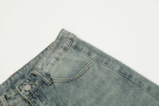 Title 5, Jeans casual da uomo, stile street, lavaggio in...