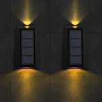 Outdoor Garden Decoration Solar Wall Lamp RGB – Colorful, solar-powered wall light for your garden. Easy to install, wat — photo 6