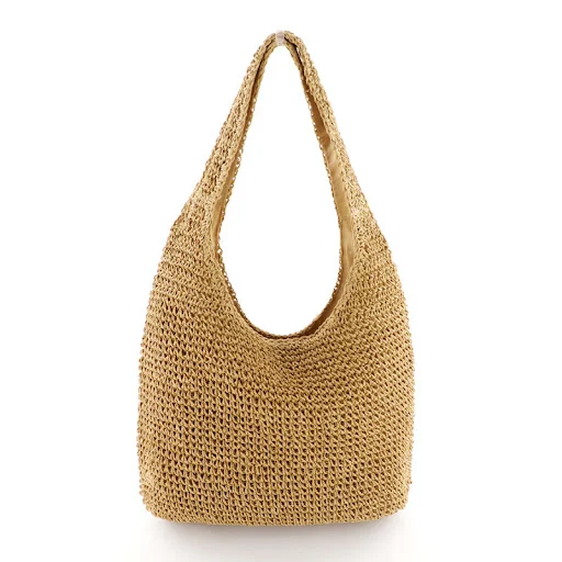 Title 5, Womens Simple Fashion Woven Bag A stylish ever...