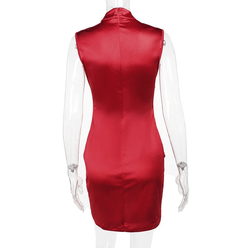 Title 8, Elegant Slim-fit Pleated Hollow Dress for Women...