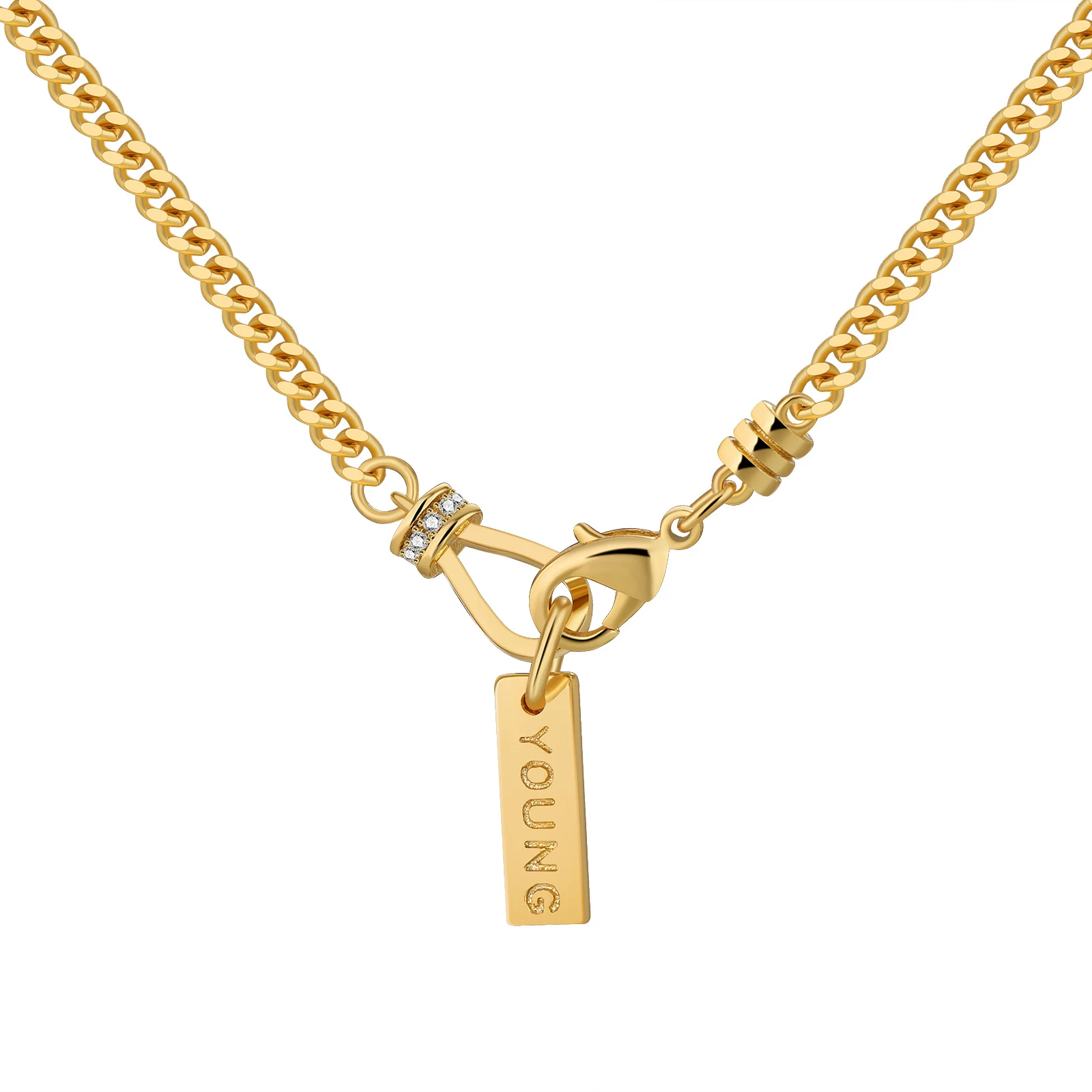 Colar Elegante Feminino, Estilo Frio de Alta Qualidade e Versátil. Combine com tudo e adicione um toque sofisticado ao seu visual em qualquer ocasião. — foto 2