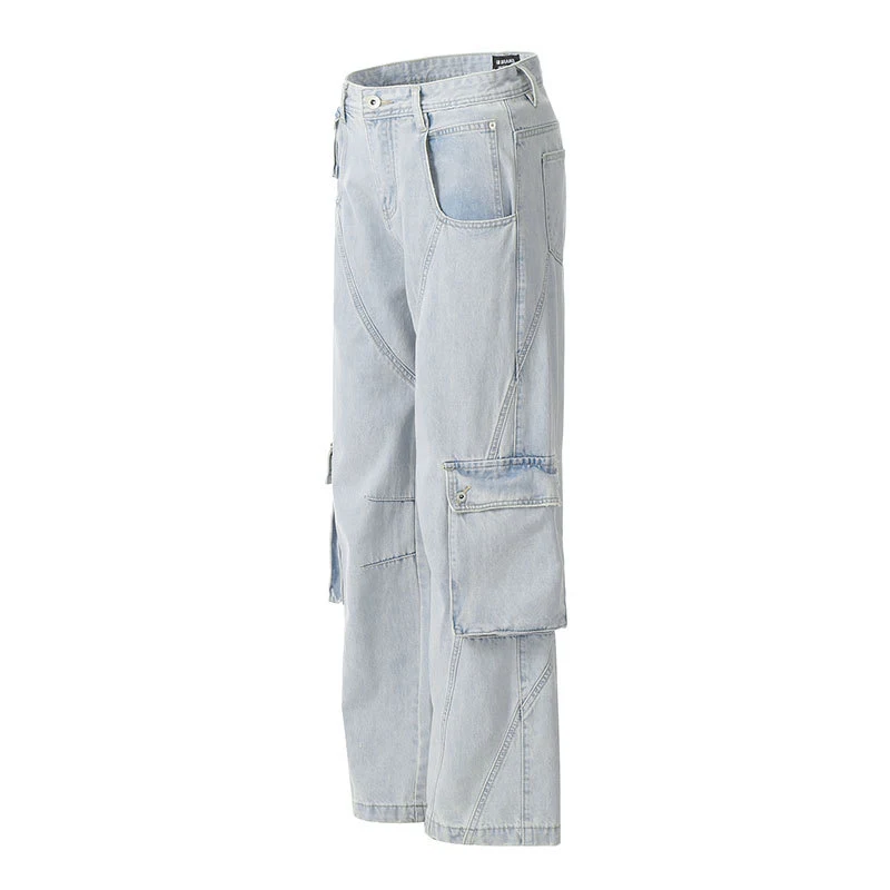 Title 2, Pantalones casuales americanos retro sin género...
