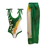 Dames badpak met spaghettibandjes, ideaal voor strand of zwembad. Geniet van comfort en stijl deze zomer. — foto 8