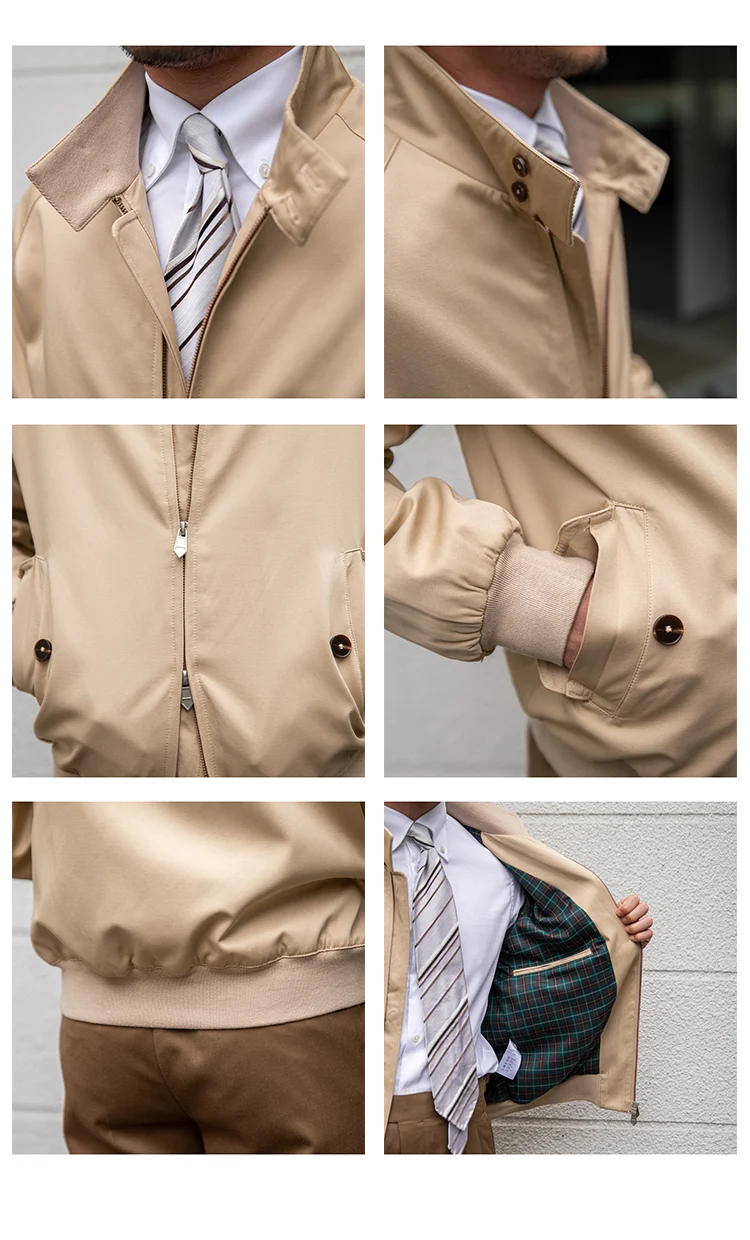 Title 6, Vintage Stand-up Collar Short Jacket Waterproof...