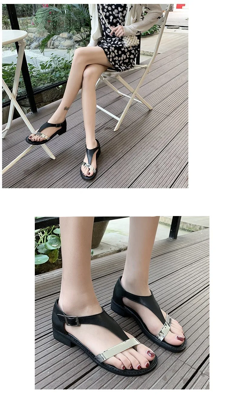 Title 13, Summer Bohemian Buckle Womens Shoes Color-Bloc...