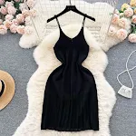 Vestido de punto hueco de moda de verano para mujer — foto 4