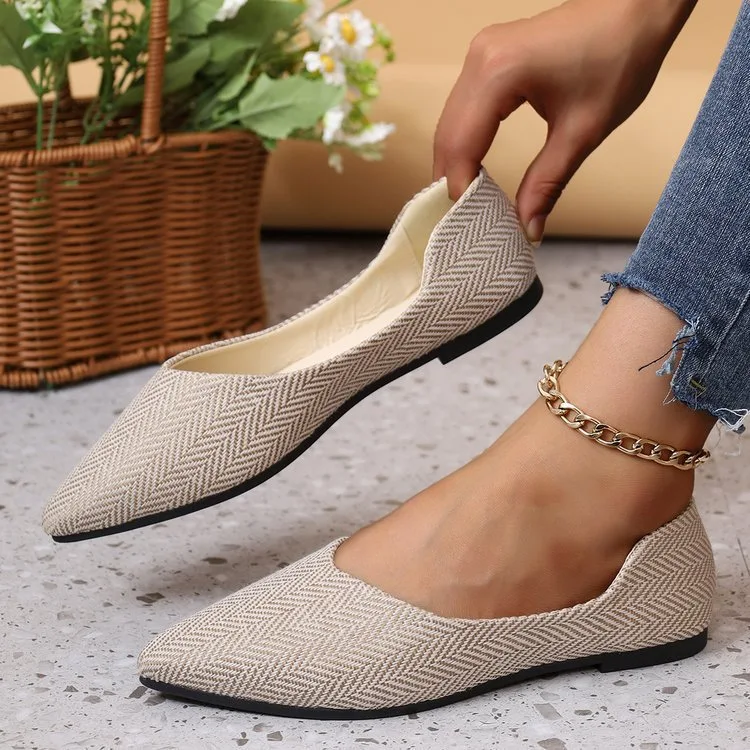 Women's Flat Soft Leather Pointed Toe Shoes Comfortable and stylish footwear for everyday wear Enjoy all-day comfort wit — photo 5