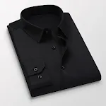 Camisa Branca Masculina Four Seasons Slim Fit Manga Longa para Negócios, Noivo, Padrinho Plus Size 250 K Camisa Social — foto 1