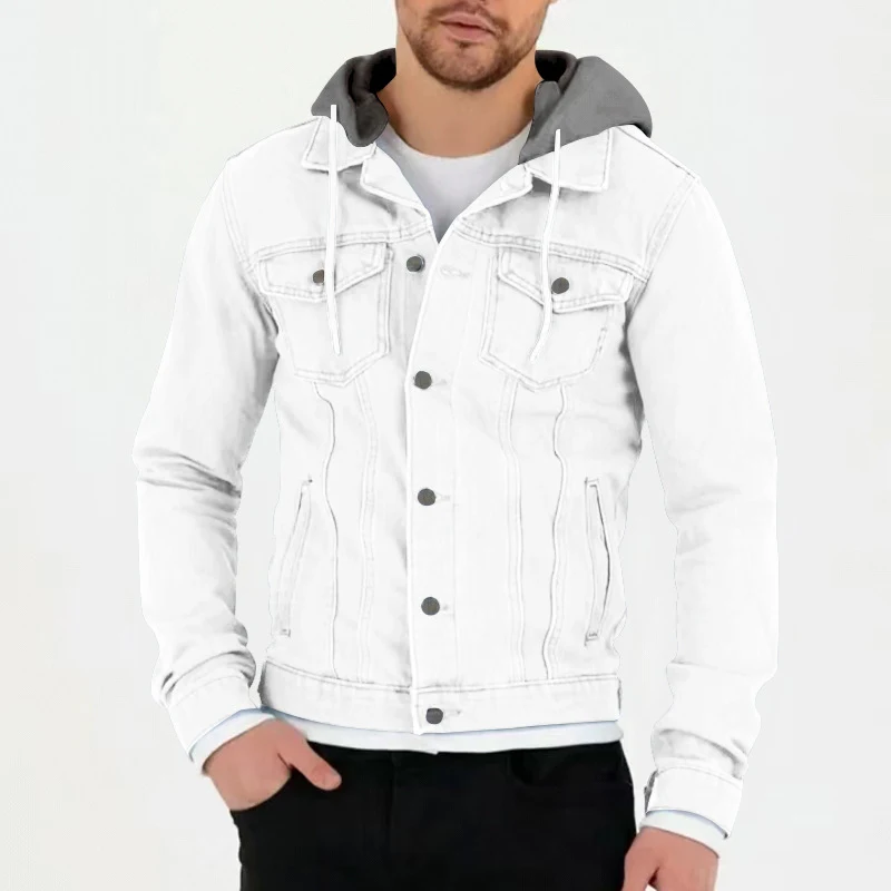 Title 2, Mens Coat Multi-pocket Jacket Slim Fit Warm Wi...