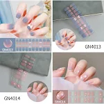 Baking-free Gel Nail Stickers Simple Grid Line Nail Sticker One Piece Dropshipping. Easy, quick, and beautiful nail art — photo 20