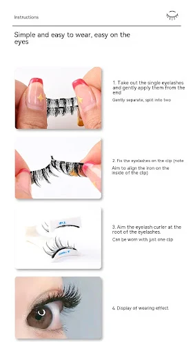 Title 2, Magnetic Adhesive Free False Eyelashes by Littl...