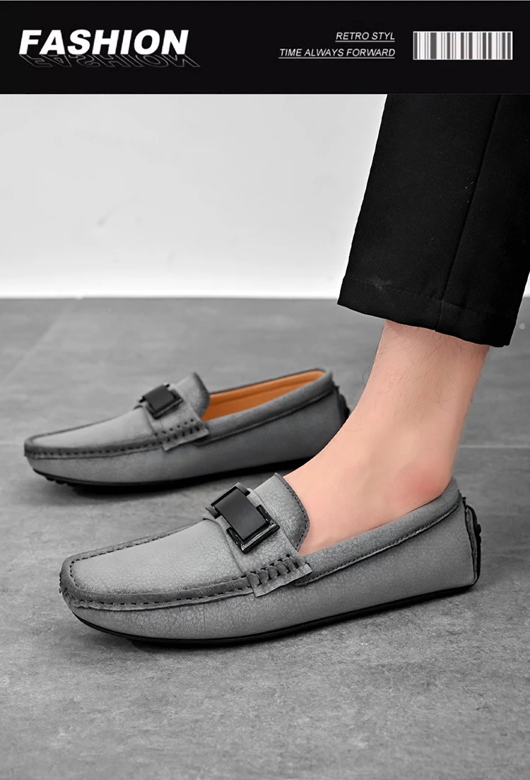 Zapatos casuales de verano de piel de vaca de talla grande, ligeros y cómodos. Ideales para el calor, disfruta de la frescura y el estilo. — foto 12