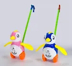 Cart penguin blue