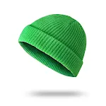 Gorro Beanie Yupi de Lã Coreana Tricotada para Hip-hop Streetwear. Conforto e estilo urbano, ideal para o inverno e um visual moderno. — foto 41