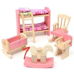 Title 6, Wooden delicate dollhouse furniture toys for ki...
